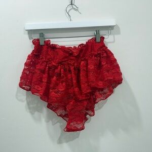 NWOT Free People Intimately House Party Micro Lace Shortie Sz Small